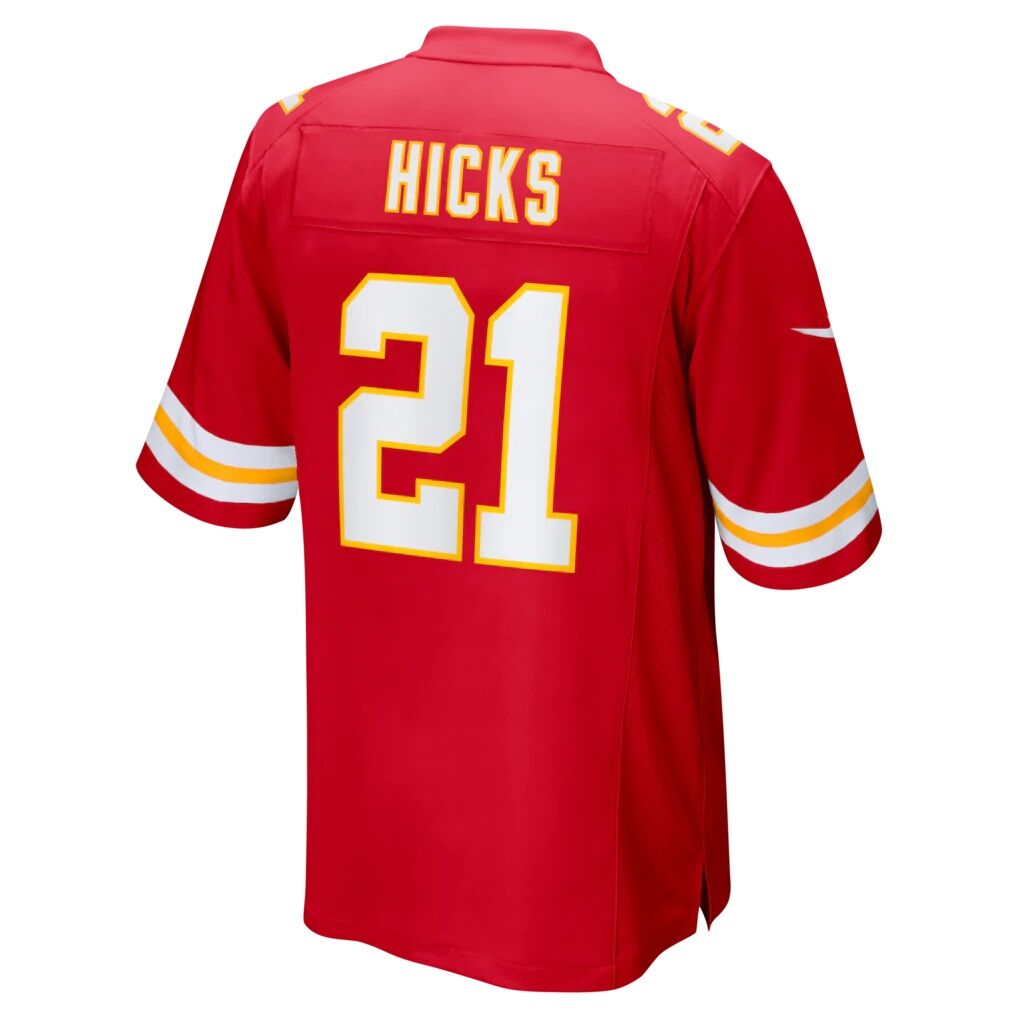Jaden Hicks Kansas City Chiefs Nike  Game Jersey