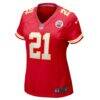 Jaden Hicks Kansas City Chiefs Nike Women's Game Jersey - Red - Side View