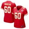Hunter Nourzad Kansas City Chiefs Nike Women's Game Jersey - Red - Front View