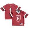 #1 Harvard Crimson GameDay Greats Infant Lightweight Collegiate Football Fashion Jersey - Crimson - Front View