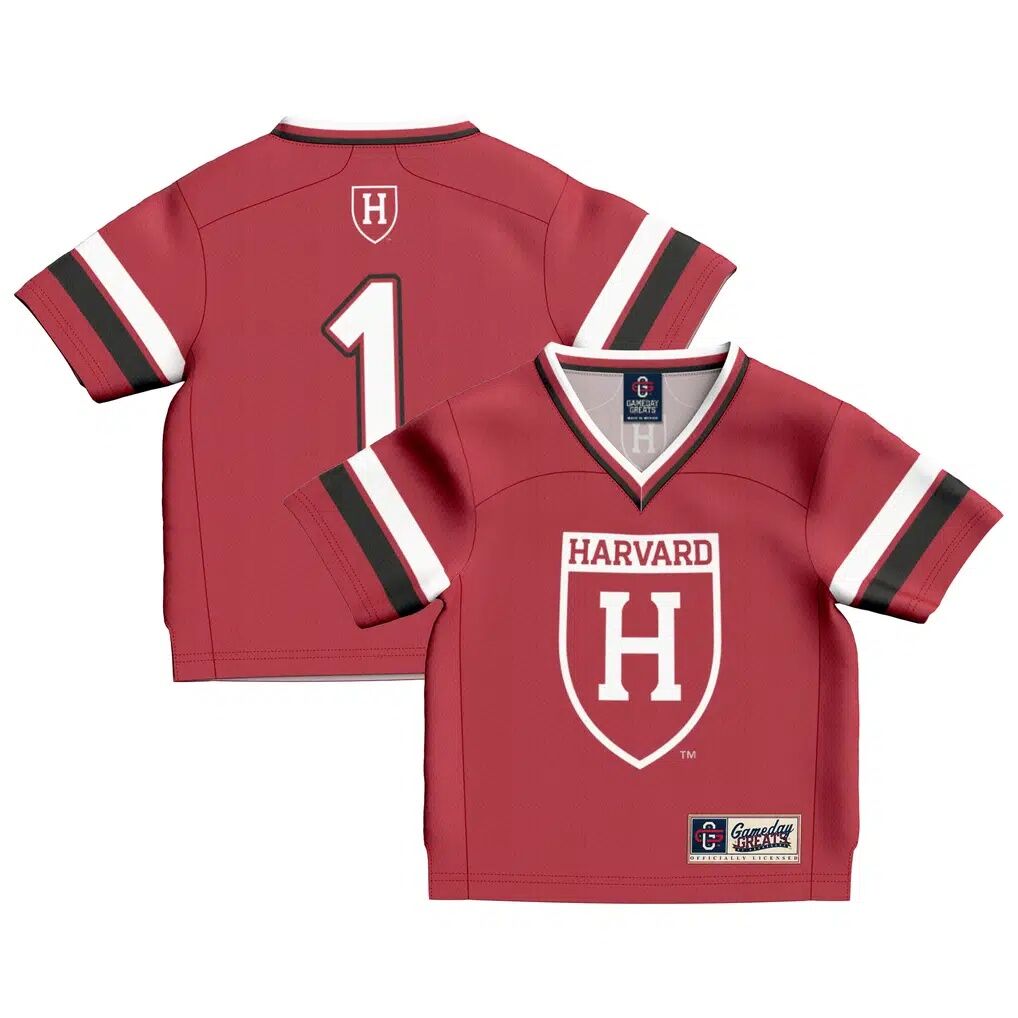 #1 Harvard Crimson GameDay Greats Infant Lightweight Collegiate Football Fashion Jersey