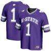 #1 Kansas State Wildcats GameDay Greats Lightweight Collegiate Football Fashion Jersey - Purple - Front View