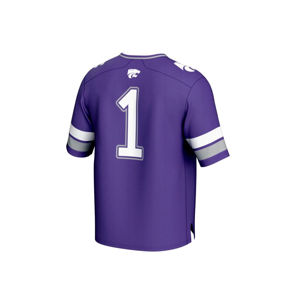 #1 Kansas State Wildcats GameDay Greats Youth Lightweight Collegiate Football Fashion Jersey