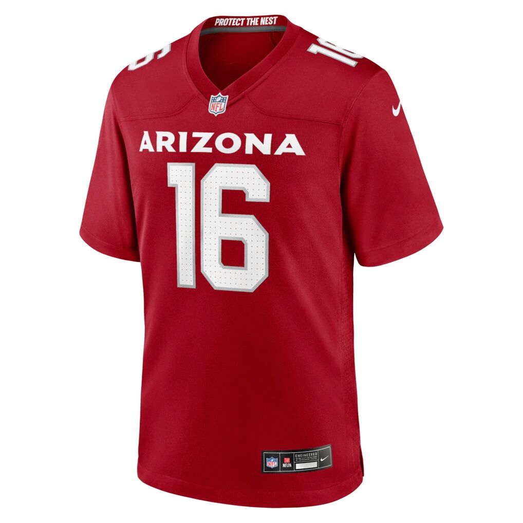 Max Melton Arizona Cardinals Nike Team Game Jersey -  Cardinal