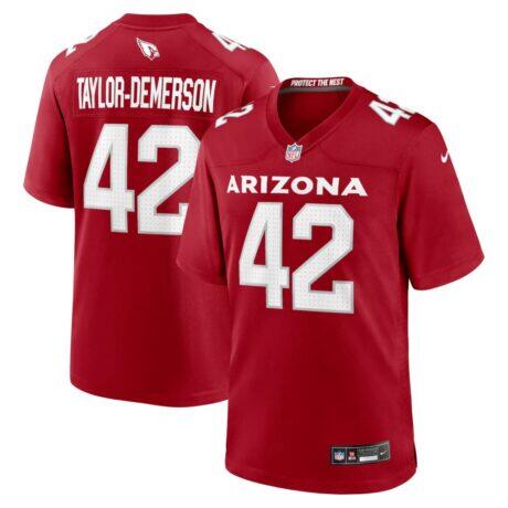 Dadrion Taylor-Demerson Arizona Cardinals Nike Team Game Jersey - - Front View