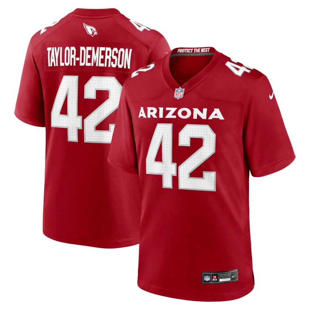 Dadrion Taylor-Demerson Arizona Cardinals Nike Team Game Jersey -  Cardinal