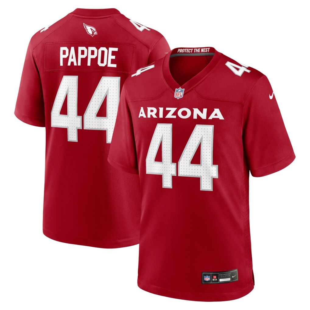 Owen Pappoe Arizona Cardinals Nike Team Game Jersey -  Cardinal