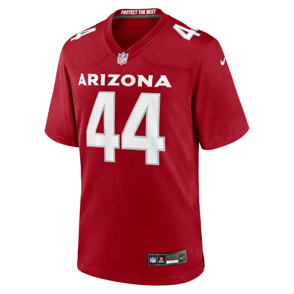 Owen Pappoe Arizona Cardinals Nike Team Game Jersey -  Cardinal