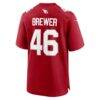 Aaron Brewer Arizona Cardinals Nike Team Game Jersey - - Detail View