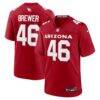 Aaron Brewer Arizona Cardinals Nike Team Game Jersey - - Front View
