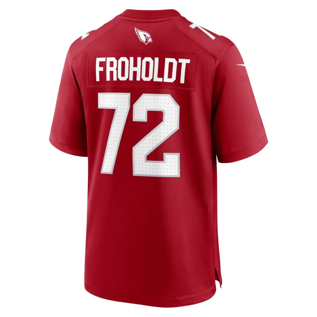 Hjalte Froholdt Arizona Cardinals Nike Team Game Jersey -  Cardinal