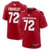 Hjalte Froholdt Arizona Cardinals Nike Team Game Jersey - - Front View