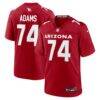 Isaiah Adams Arizona Cardinals Nike Team Game Jersey - - Front View