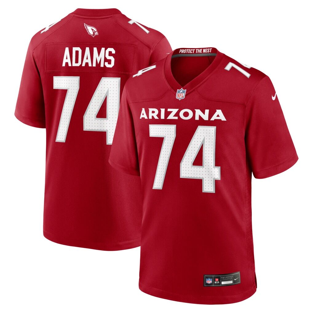 Isaiah Adams Arizona Cardinals Nike Team Game Jersey -  Cardinal