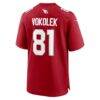 Travis Vokolek Arizona Cardinals Nike Team Game Jersey - - Detail View