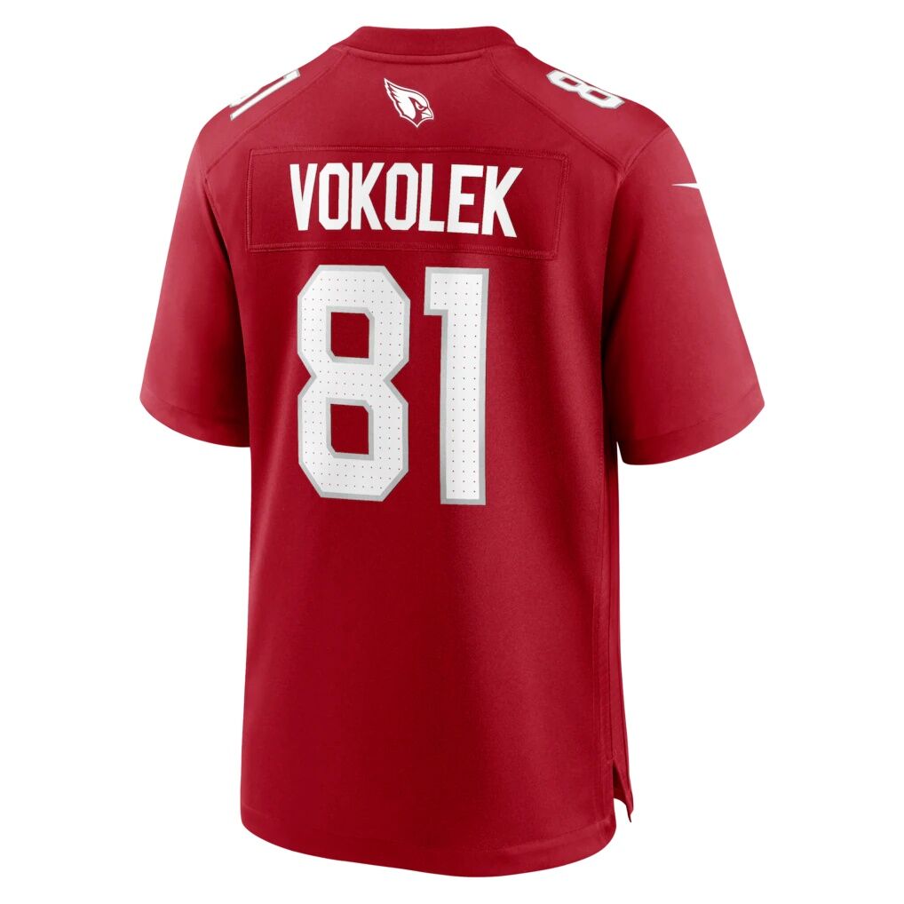 Travis Vokolek Arizona Cardinals Nike Team Game Jersey -  Cardinal