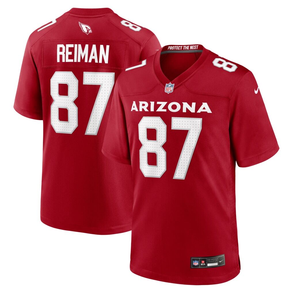 Tip Reiman Arizona Cardinals Nike Team Game Jersey -  Cardinal