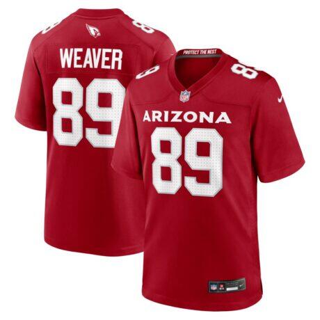 Xavier Weaver Arizona Cardinals Nike Team Game Jersey - - Front View