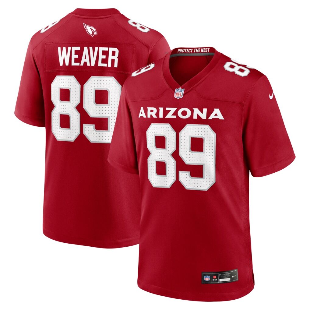 Xavier Weaver Arizona Cardinals Nike Team Game Jersey -  Cardinal