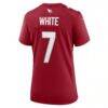 Kyzir White Arizona Cardinals Nike Women's Team Game Jersey - - Detail View