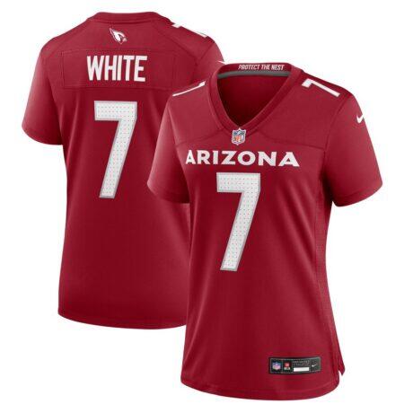 Kyzir White Arizona Cardinals Nike Women's Team Game Jersey - - Front View