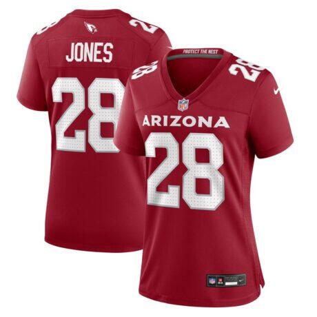 Elijah Jones Arizona Cardinals Nike Women's Game Jersey - - Front View