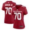 Paris Johnson Jr. Arizona Cardinals Nike Women's Game Jersey - - Front View