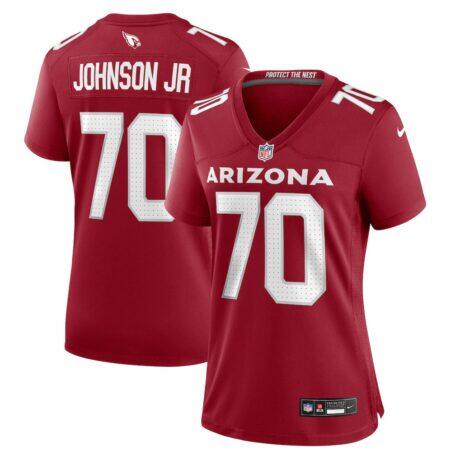 Paris Johnson Jr. Arizona Cardinals Nike Women's Game Jersey - - Front View