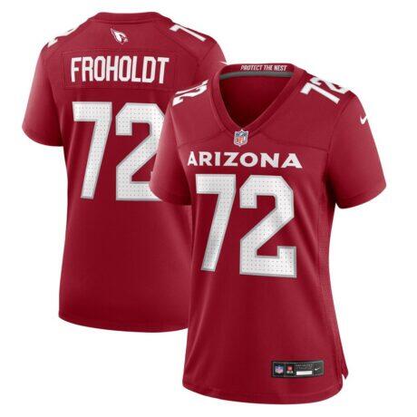 Hjalte Froholdt Arizona Cardinals Nike Women's Game Jersey - - Front View