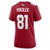 Travis Vokolek Arizona Cardinals Nike Women's Game Jersey - - Detail View