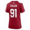 L.J. Collier Arizona Cardinals Nike Women's Game Jersey - - Detail View