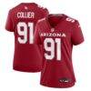 L.J. Collier Arizona Cardinals Nike Women's Game Jersey - - Front View
