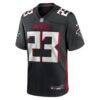 DeMarcco Hellams Atlanta Falcons Nike Team Game Jersey - Black - Side View