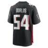 Brandon Dorlus Atlanta Falcons Nike Team Game Jersey - Black - Detail View