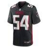 Brandon Dorlus Atlanta Falcons Nike Team Game Jersey - Black - Side View