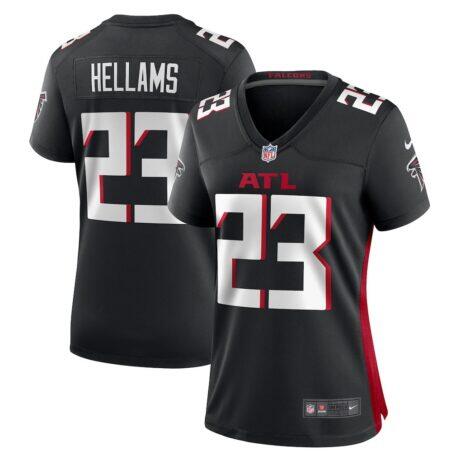 DeMarcco Hellams Atlanta Falcons Nike Women's Game Jersey - Black - Front View