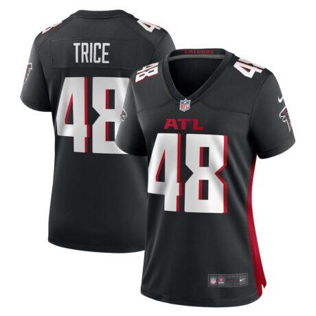 Bralen Trice Atlanta Falcons Nike Women's Game Jersey - Black - Front View