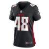 Bralen Trice Atlanta Falcons Nike Women's Game Jersey - Black - Side View