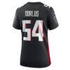 Brandon Dorlus Atlanta Falcons Nike Women's Team Game Jersey - Black - Detail View