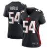 Brandon Dorlus Atlanta Falcons Nike Women's Team Game Jersey - Black - Front View