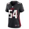 Brandon Dorlus Atlanta Falcons Nike Women's Team Game Jersey - Black - Side View