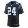 Jonathon Brooks Carolina Panthers Nike Game Jersey - Black - Side View