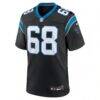 Damien Lewis Carolina Panthers Nike Game Jersey - Black - Side View