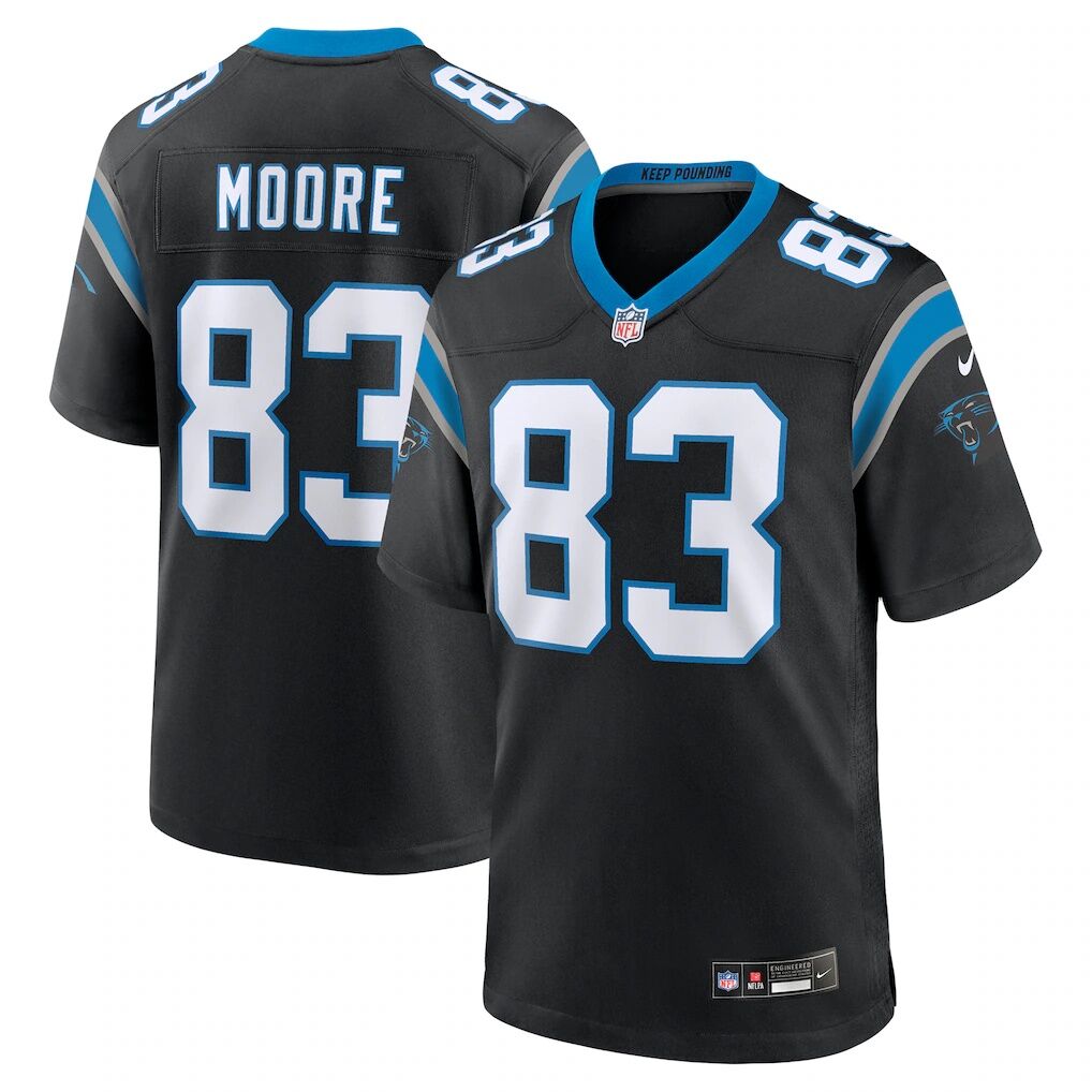 David Moore Carolina Panthers Nike  Game Jersey