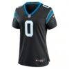 Ja'Tavion Sanders Carolina Panthers Nike Women's Game Jersey - Black - Side View