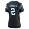 Mike Jackson Carolina Panthers Nike Women's Game Jersey - Black - Detail View