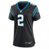Mike Jackson Carolina Panthers Nike Women's Game Jersey - Black - Side View
