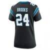 Jonathon Brooks Carolina Panthers Nike Women's Game Jersey - Black - Detail View