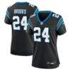Jonathon Brooks Carolina Panthers Nike Women's Game Jersey - Black - Front View