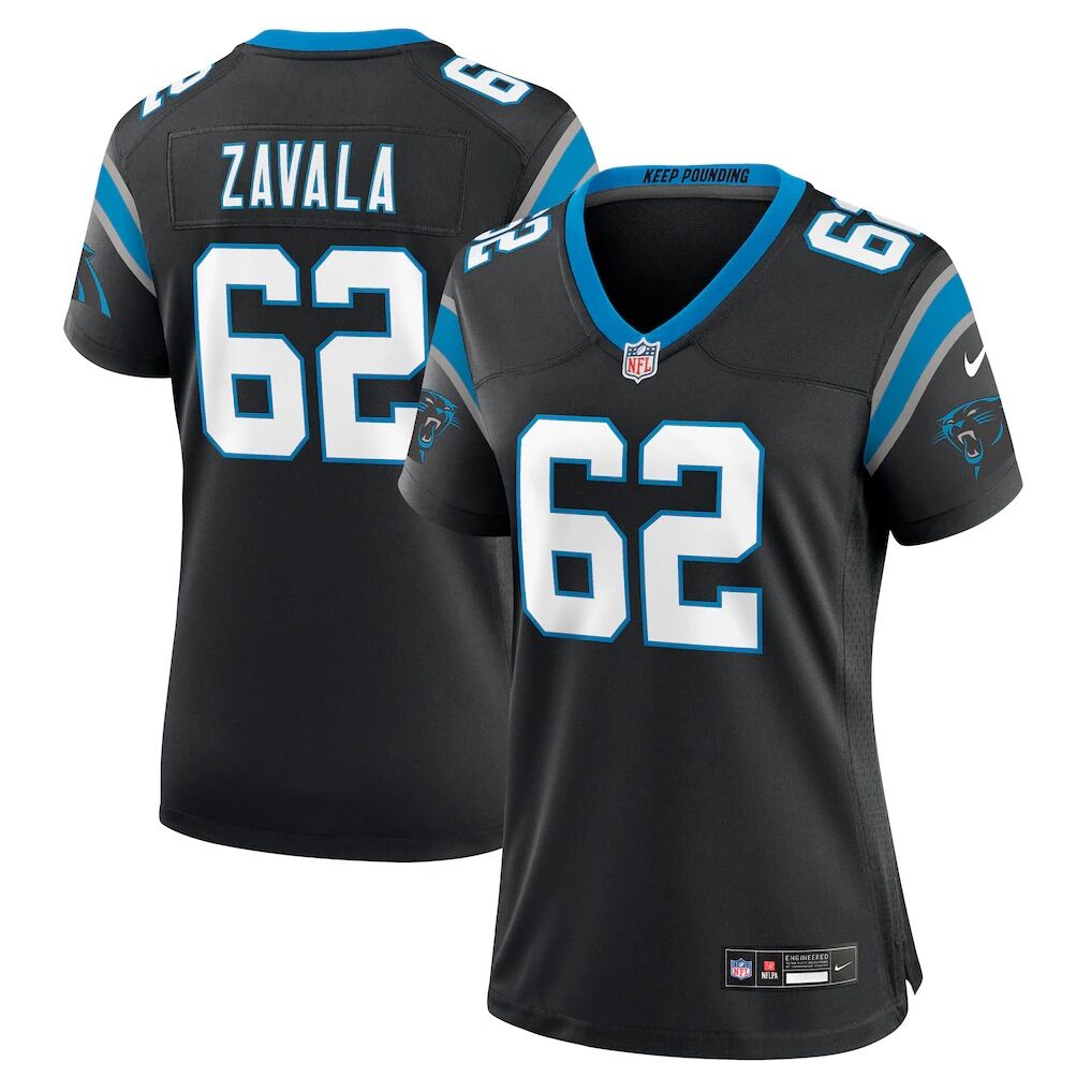 Chandler Zavala Carolina Panthers Nike Women's  Game Jersey